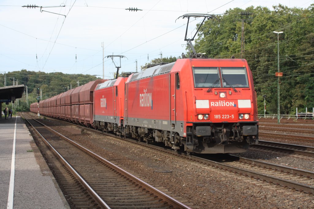185 223-5 fuhr am 10.09.11 durch Kln West.