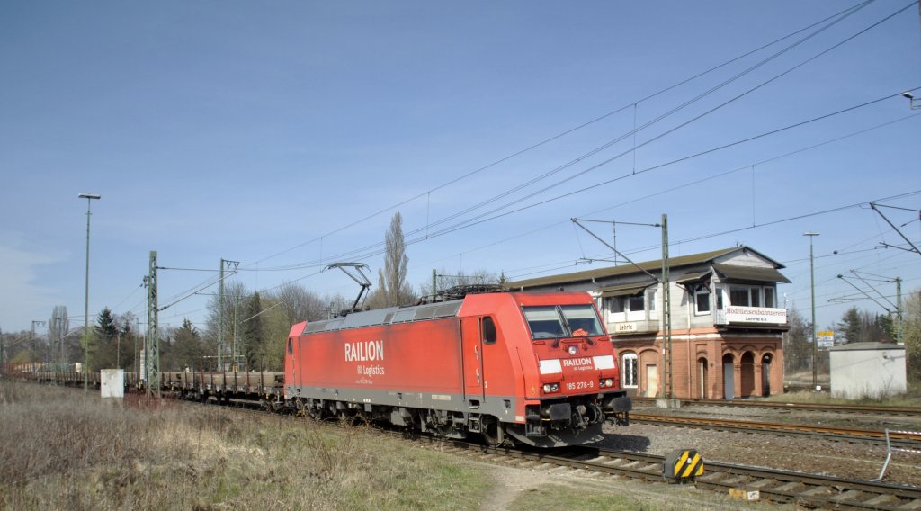 185 278-3 in Lehrte am 27.03.2012.