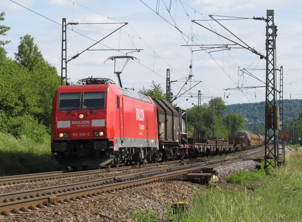 185 299-5 am 29.5.2011 bei Unkel.