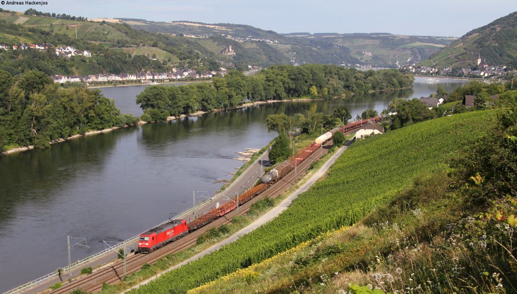 185 305-0 mit einem Mischer bei Lorch 4.8.12