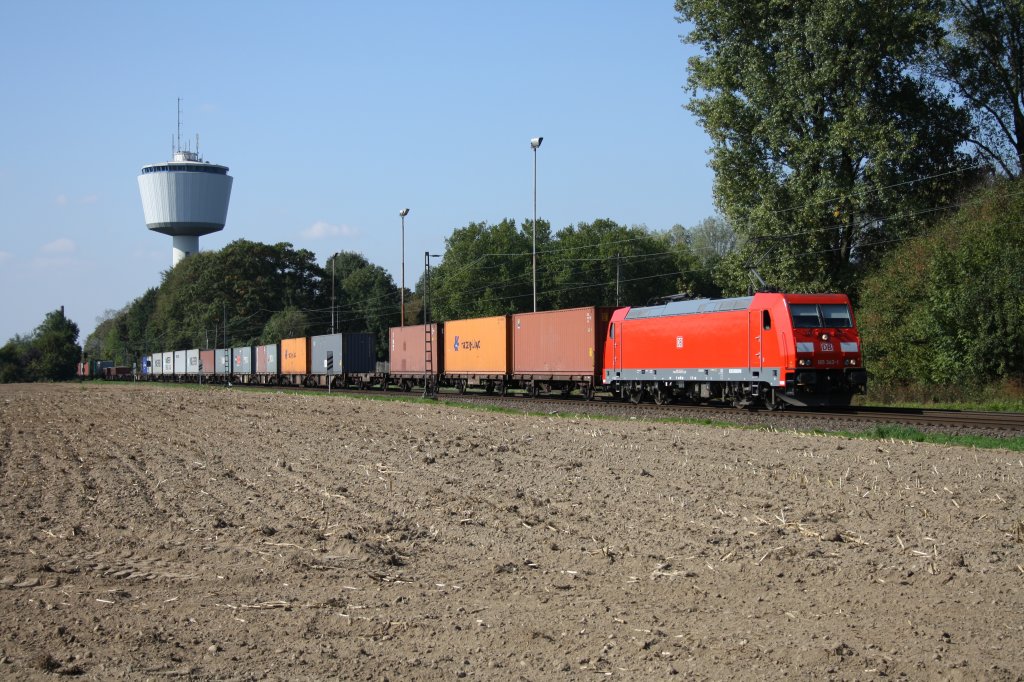 185 343-1 auf dem Weg nach Viersen. D�lken 26.09.10.