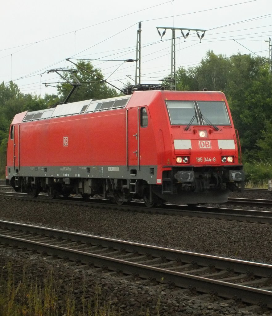 185 344-9 als Lz gen Sden (Fulda, 21.07.11)