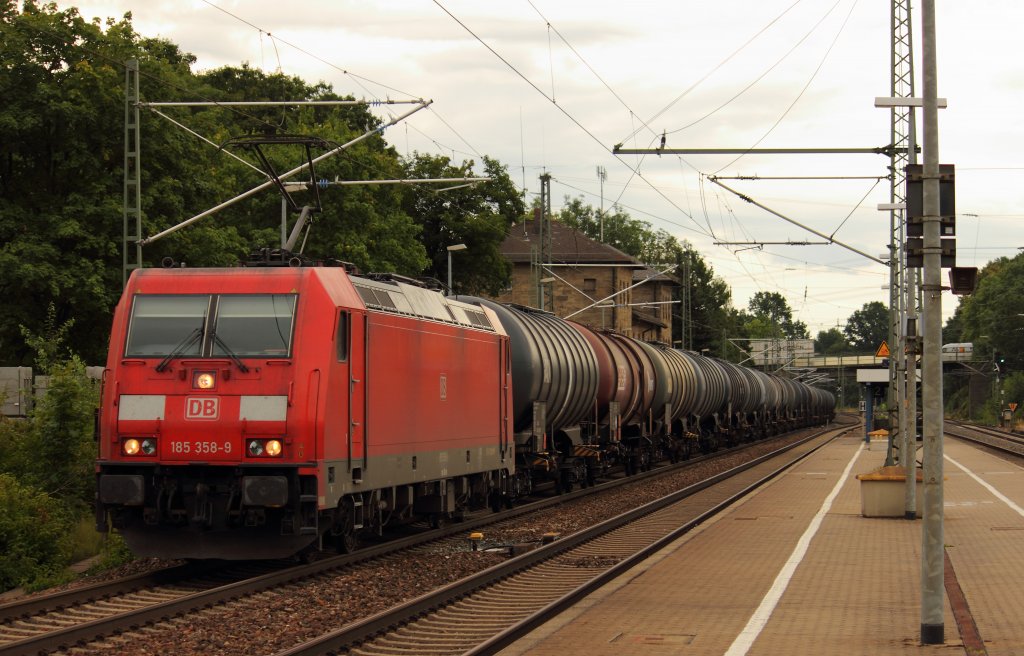 185 358-9 DB in Hochstadt/ Marktzeuln am 30.07.2012.