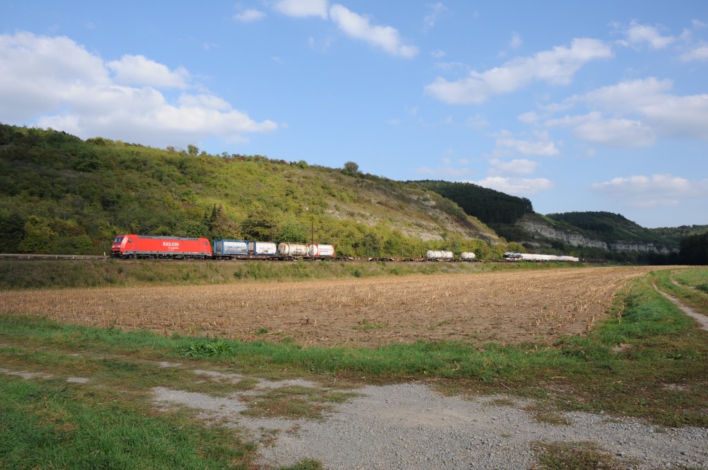 185 367 am 25.09.09 bei Karlstadt/Main Richtung Gemnden