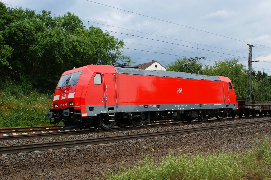 185 374-6 mit Gz bei Fulda am 11.07.2009