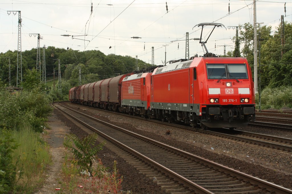 185 376-1 durchfhrt Kln West am 26.05.11
