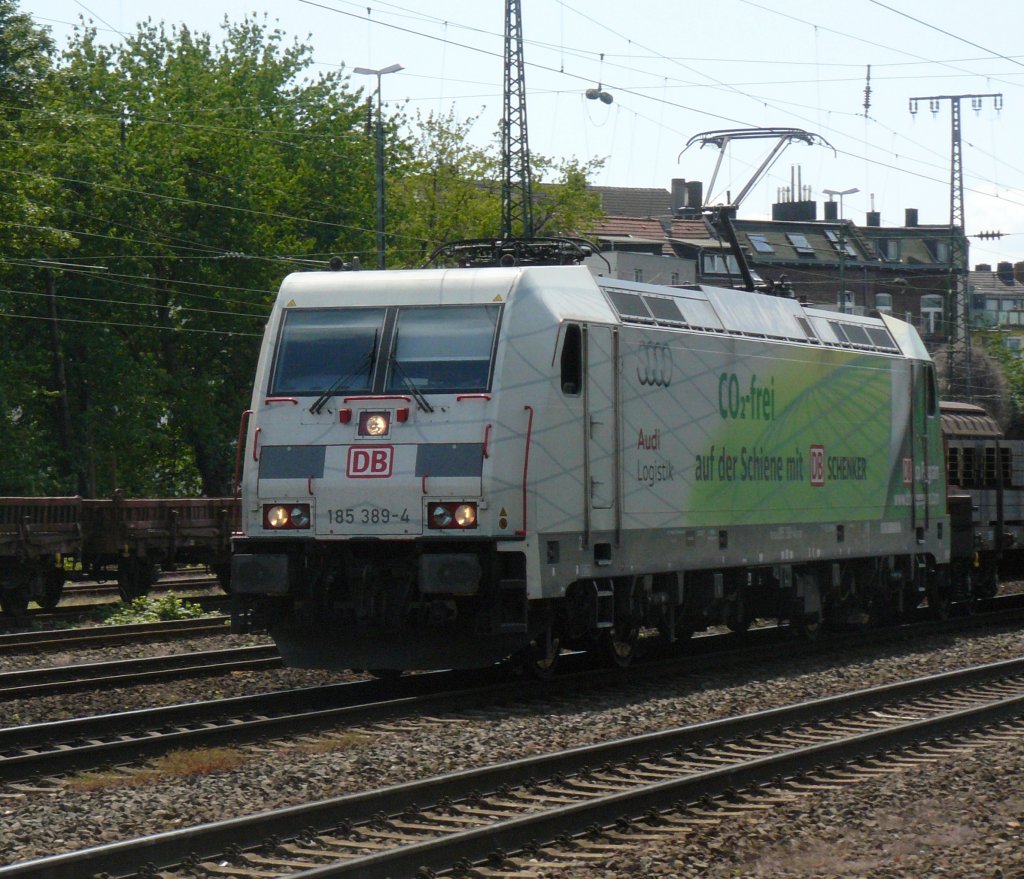 185 389-4 im Lokportrait in Kln West (11.6.2011)