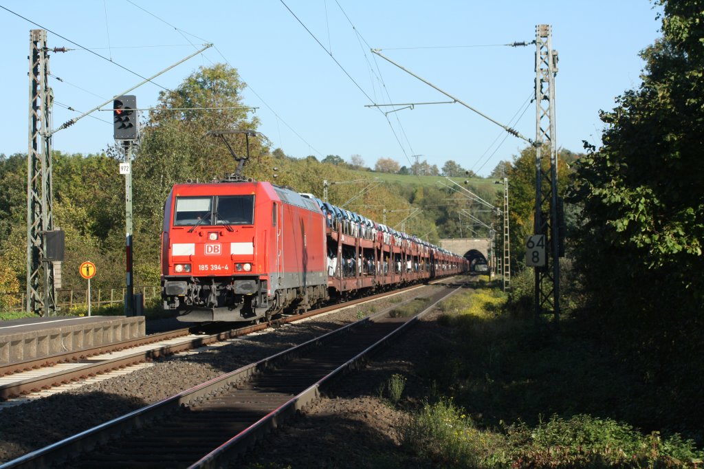 185 394-4 fuhr am 16.10.11 durch Eilendorf.