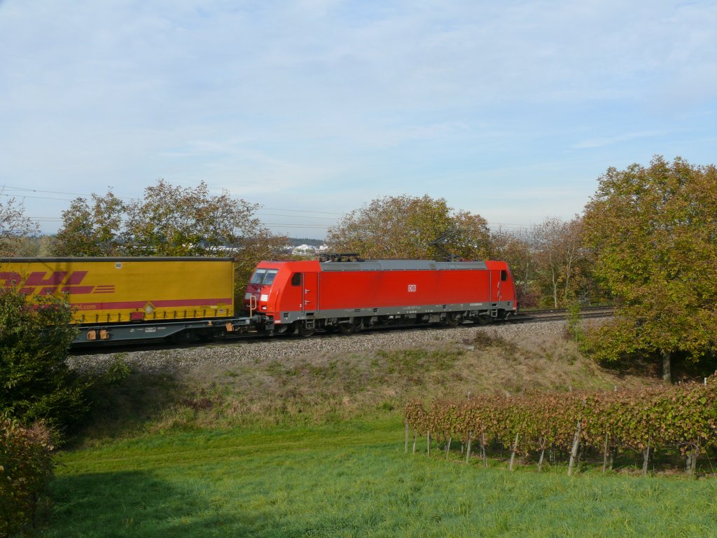 185 397 mit einem Gz bei Freiburg St.Georgen. 27.10.11 