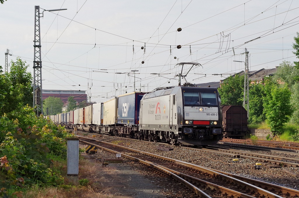 185 408 TXL mit Klv am 15.06.2013 in Bamberg. 