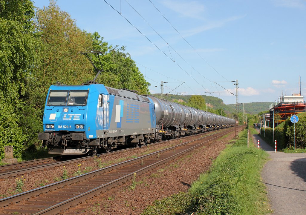 185 529-5 der LTE in Bonn Limperich am 05.05.2013
