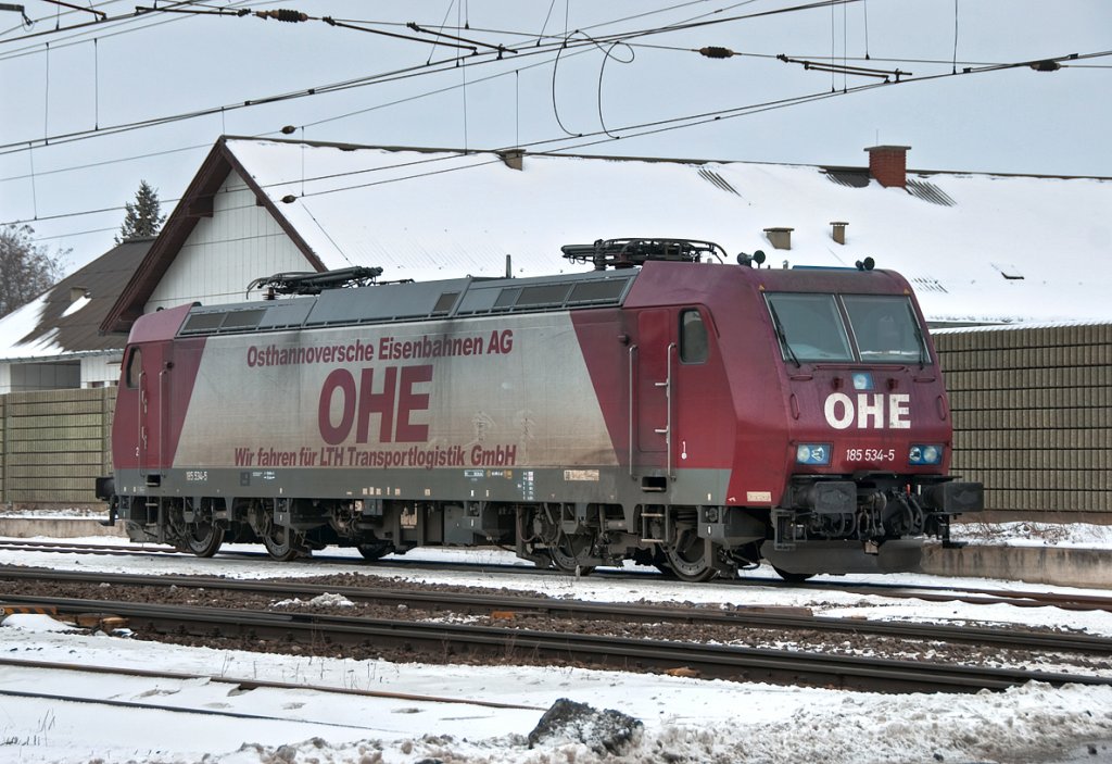 185 534 wartete am 14.02.2010 in Gramatneusiedl auf weitere Aufgaben. 
