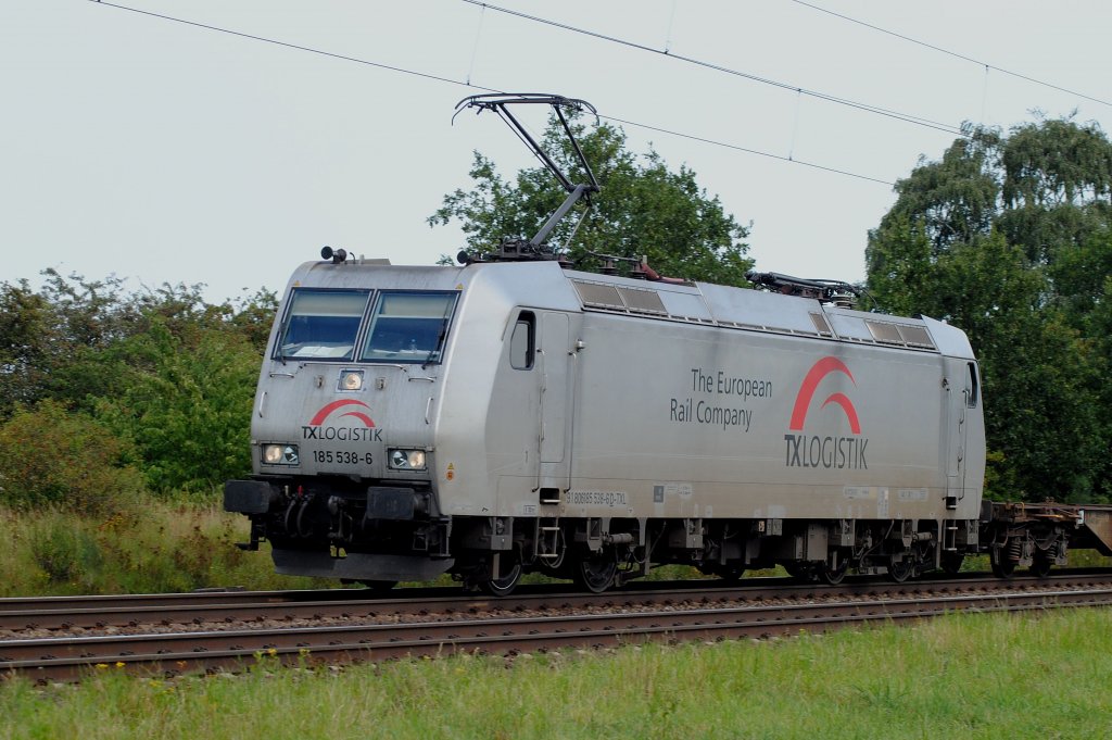 185 538-6 TX Logistik am 23.08.2011 bei Woltorf