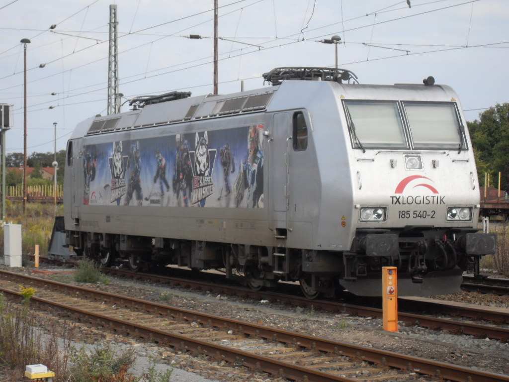 185 540 stand am 01.09.2011 in Stendal. 