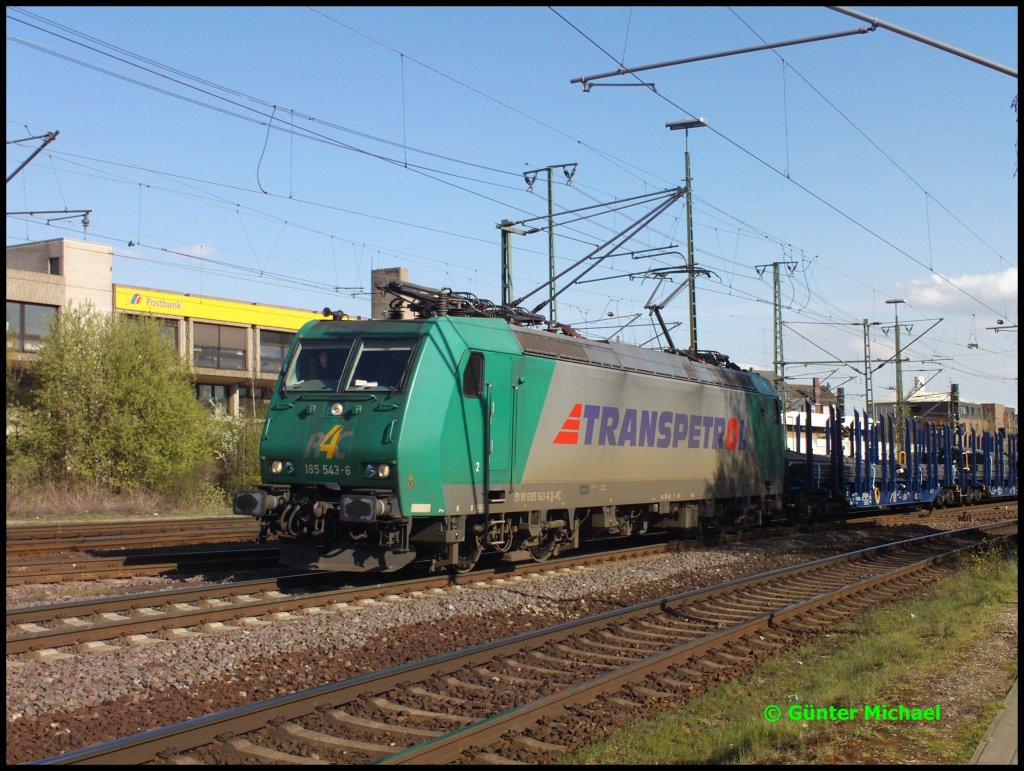 185 543-6, im April 2010 in Lehrte.