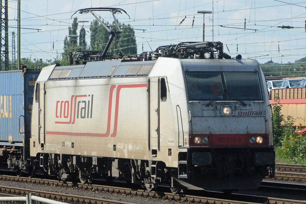 185 579-0 von Crossrail in Aachen-West 31.8.2010