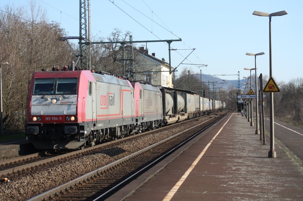 185 594 + 185 590 in Bonn Oberkassel am 20.03.11