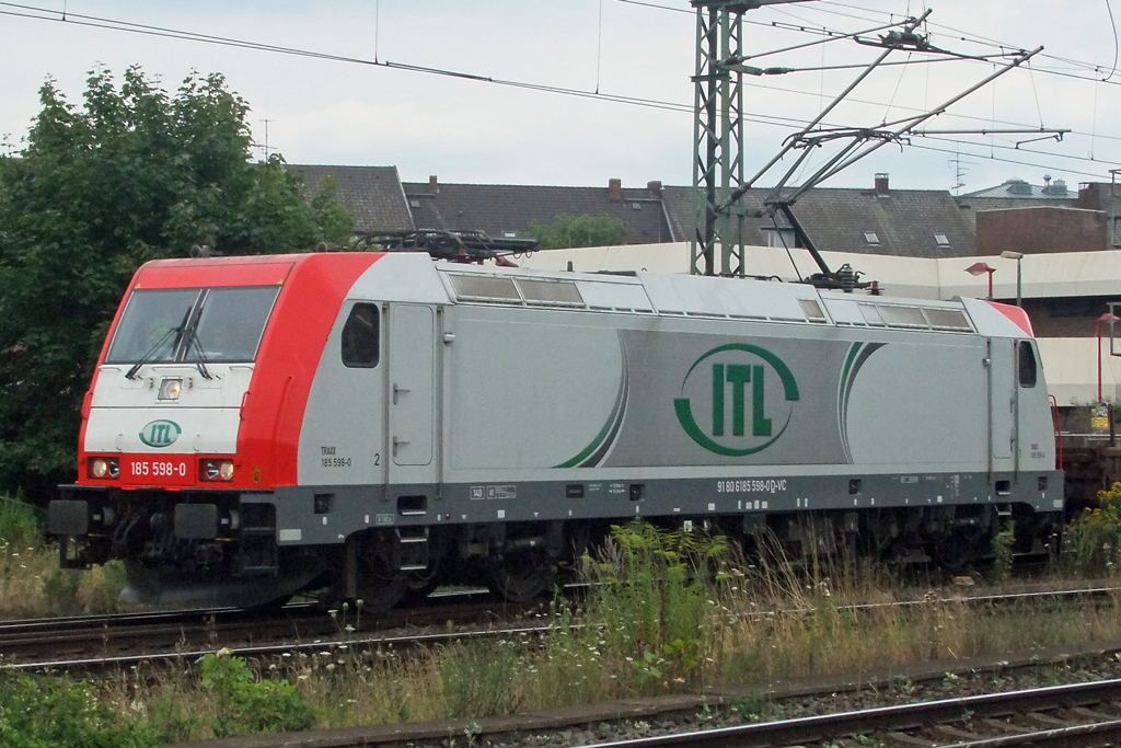 185 598-0 von ITL in Lehrte 31.7.2010