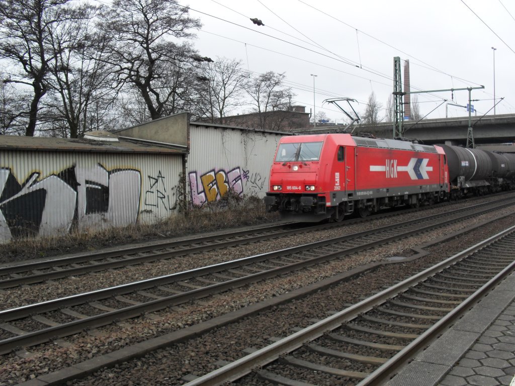 185 604 in Hamburg Harburg am 13.3.10