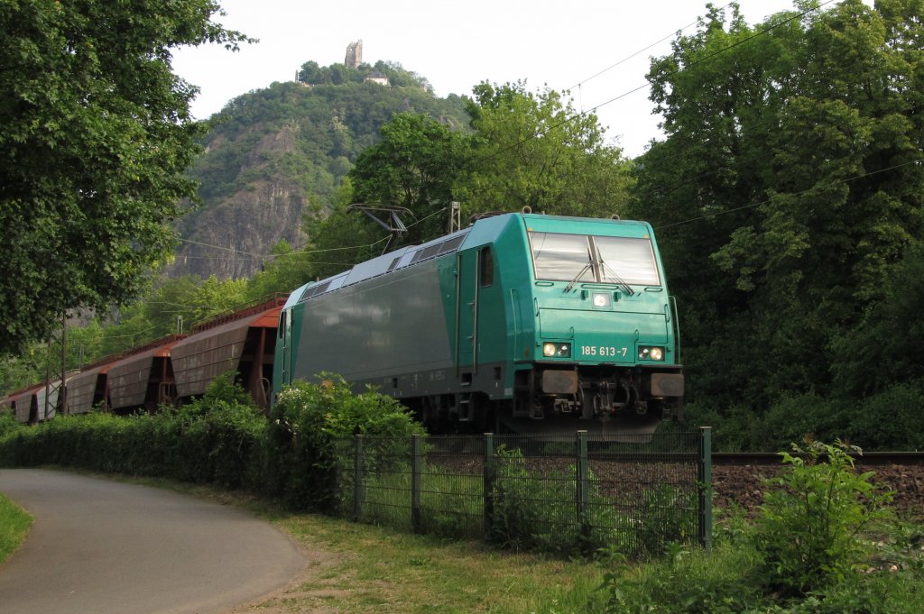 185 613-7 am 14.5.2011 bei Rhndorf.