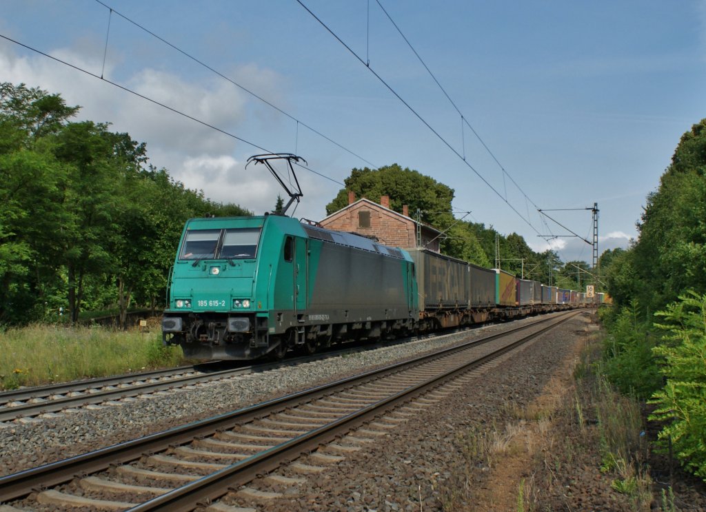 185 615-2 am 11.07.13 in Vollmerz.