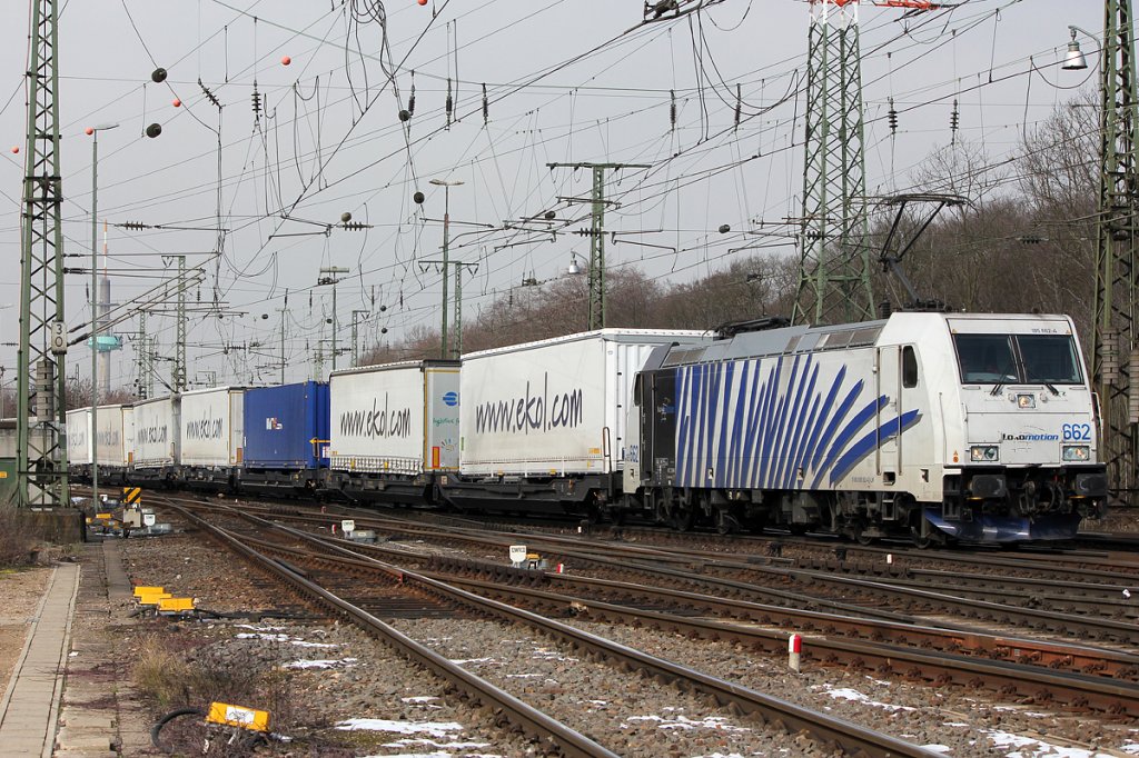 185 662-5  Lokomotion  mit dem Ekol rtg Sden in Gremberg am 15.03.2013