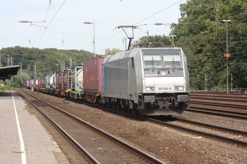 185 684-8 fuhr am 10.09.11 durch Kln West.