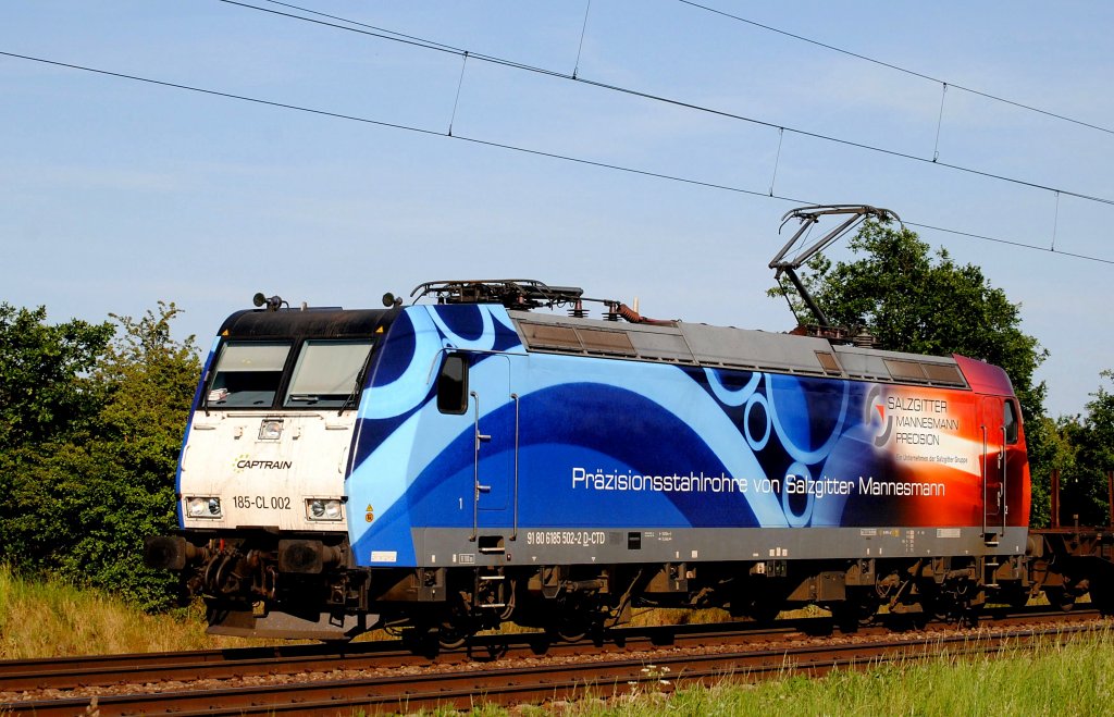 185 CL 002 Captrain am 04.06.2011 bei Woltorf