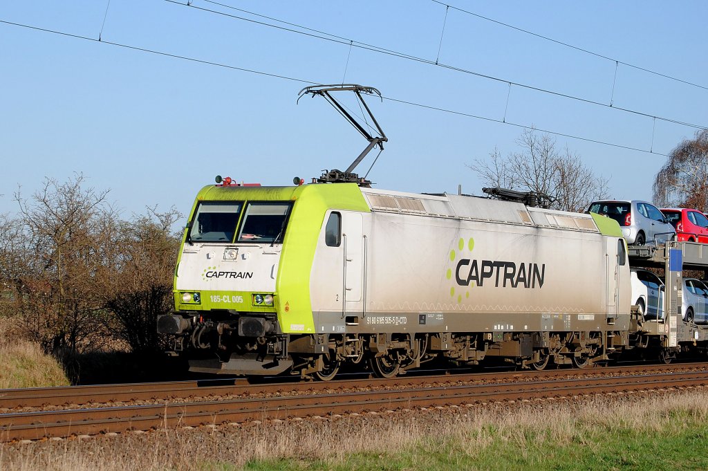 185 CL 005 Captrain am 25.03.2012 bei Woltorf