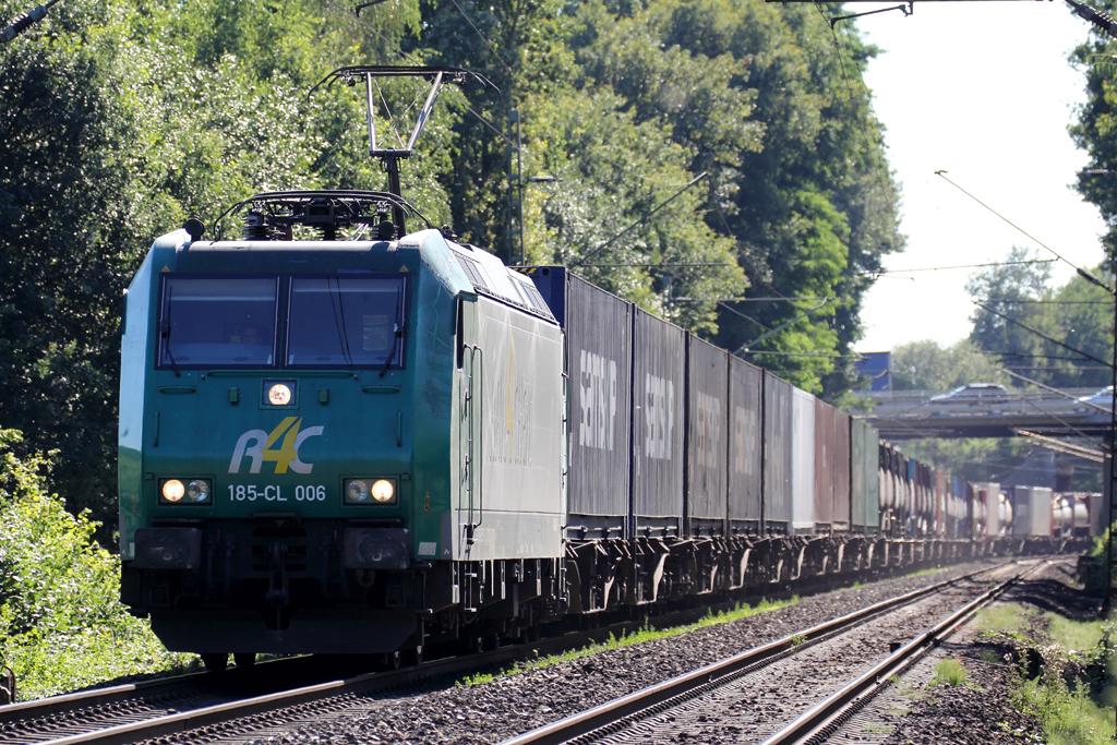 185-CL 006 auf der Hamm-Osterfelder Strecke in Recklinghausen 1.8.2013
