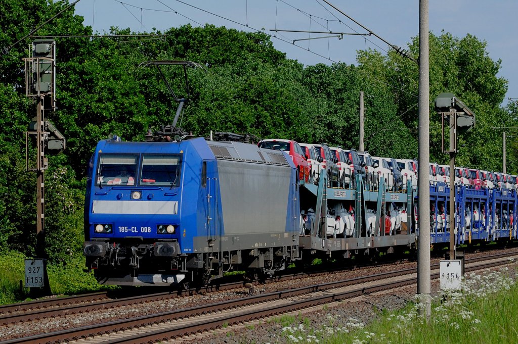 185-CL 008 am Nachmittag des 08.06.2010 bei Woltorf