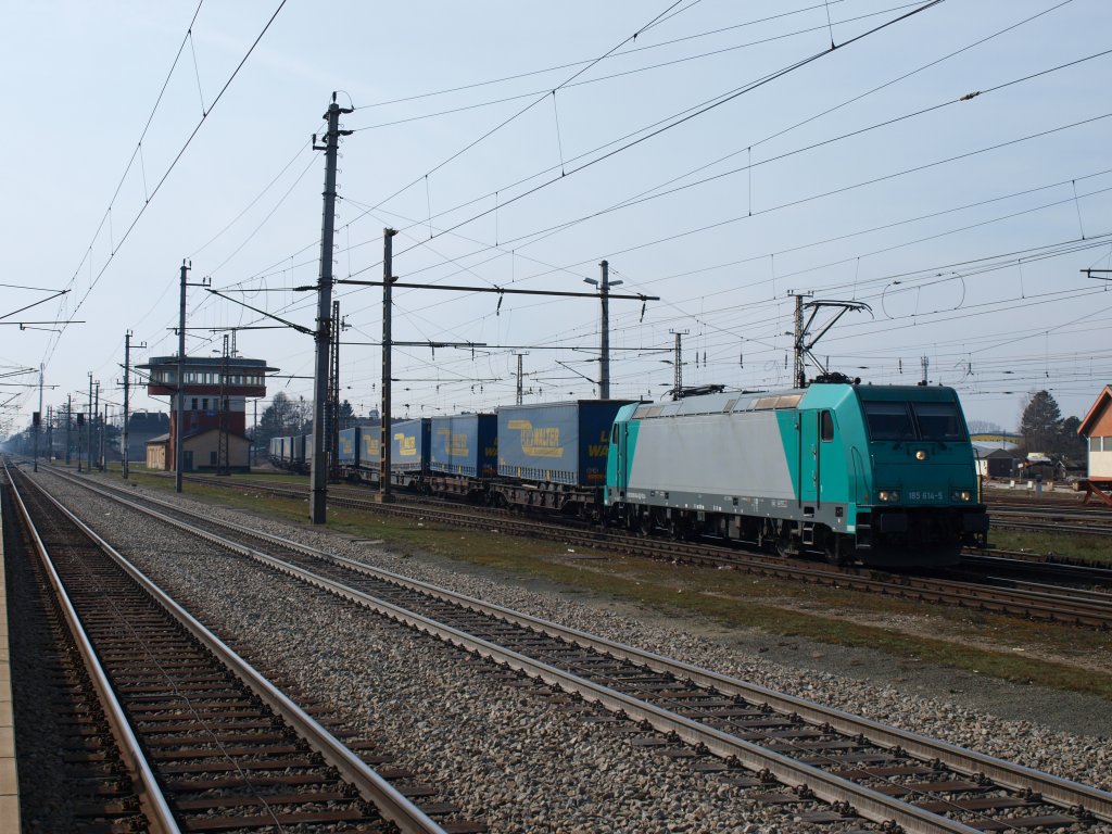 185.614 G 43947 Wels Hbf am 17.3.13 