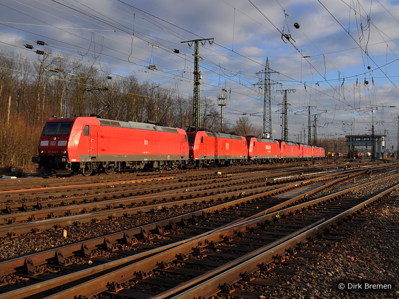 185er Lokzug am 1.10.2011 in Kln Gremberg Richtung Norden