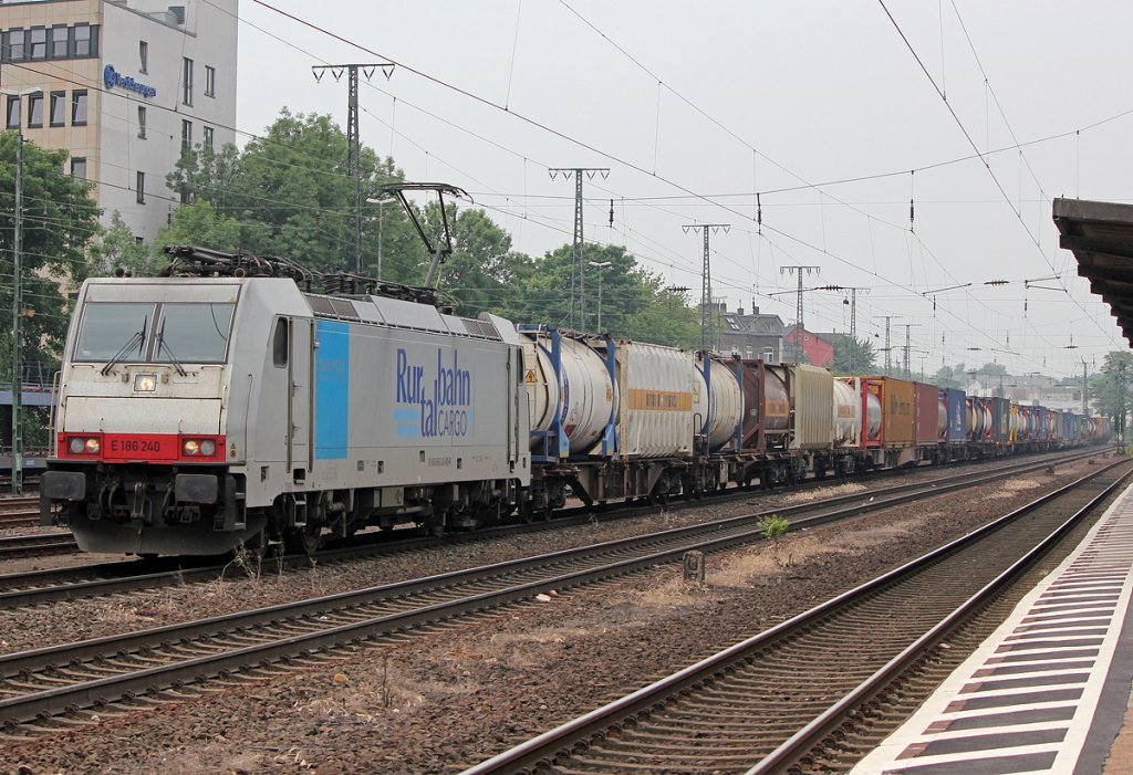186 240 der RTB in Kln West am 31.05.2012