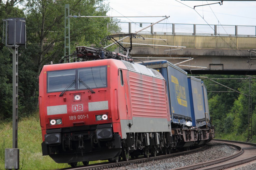 189 001-1 DB bei Redwitz am 28.07.2012.