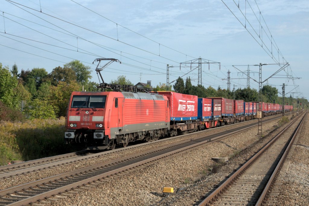189 001 am 23.09.12 in Mnchen-Langwied