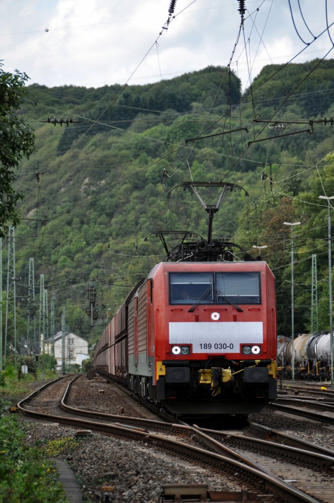 189 030-0 bei Linz(Rhein) (25.08.2012)