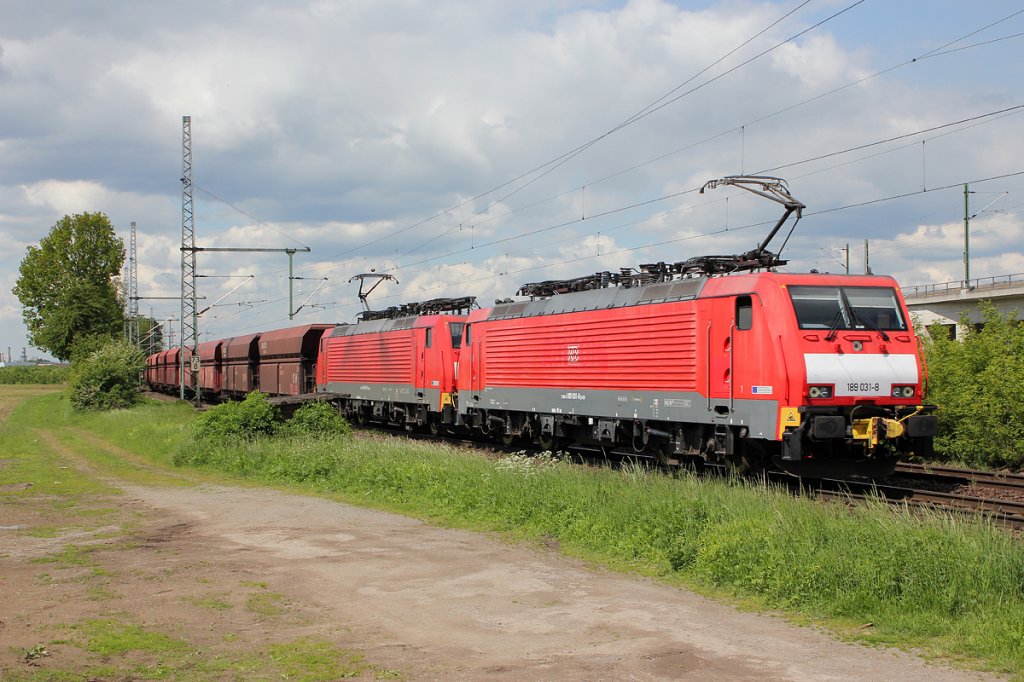 189 031-8 & 189 035-9 in Porz Wahn am 24.05.2013