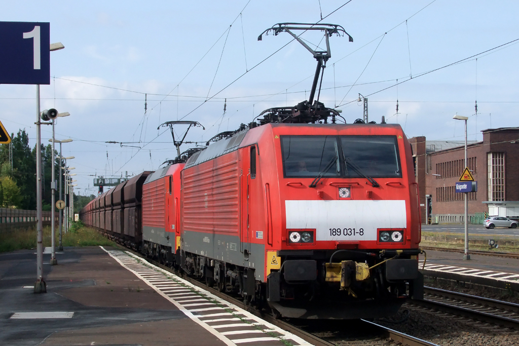 189 031-8 und 189 043-3 in Knigswinter 15.9.2012