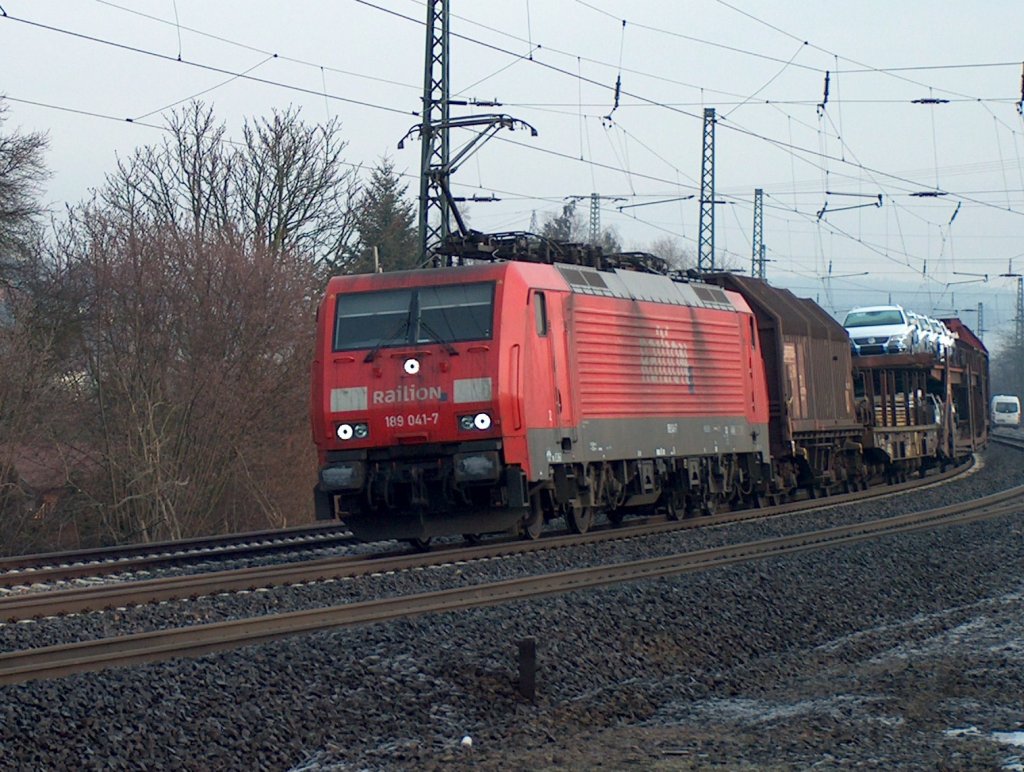 189 041-7 mit einen Gz nahe Fulda (Rene)