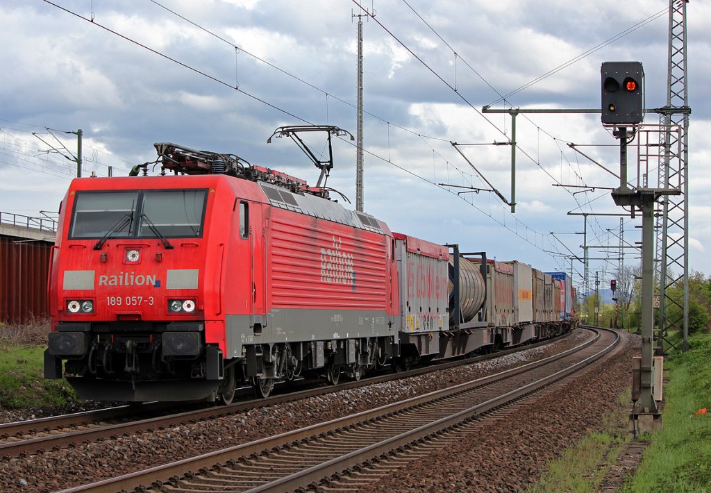 189 057-3 in Porz Wahn am 21.04.2012