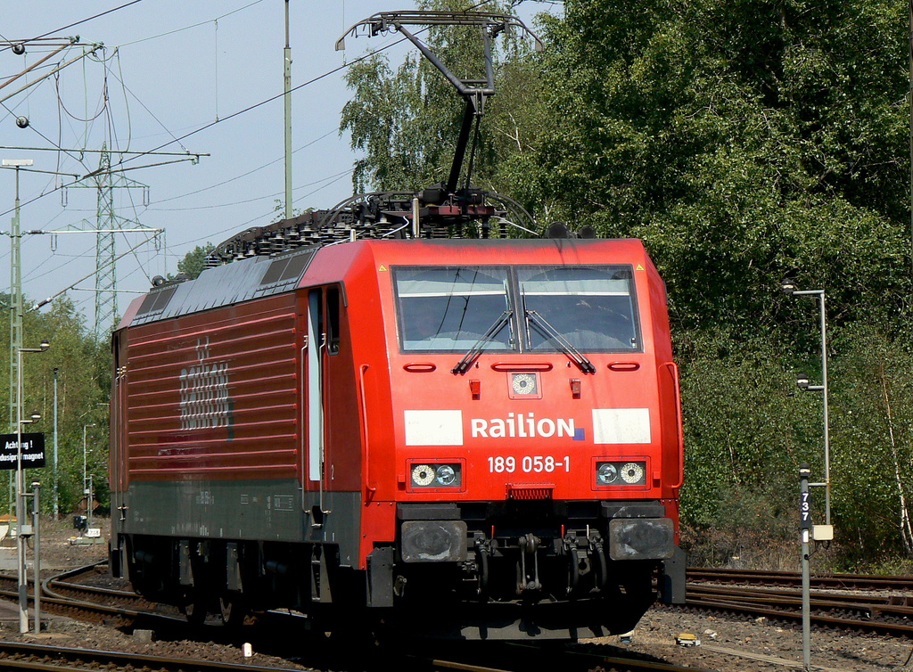 189 058-1 in Gremberg am 10.08.2010