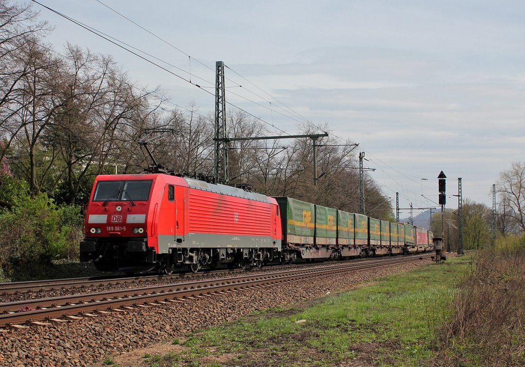 189 061-5 in Bonn Oberkassel am 20.04.2013  