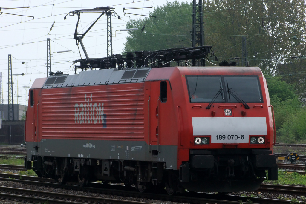 189 070-6 in Oberhausen Osterfeld-S�d 28.4.2012