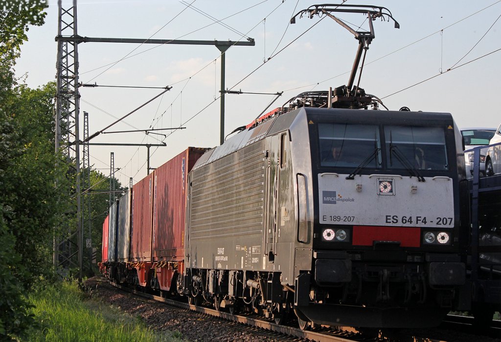 189 207 / ES 64 F4-207 in Porz Wahn am 14.05.2012