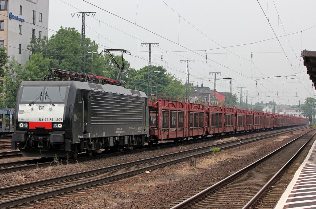 189 207 / ES 64 F4-207 in Kln West am 31.05.2012