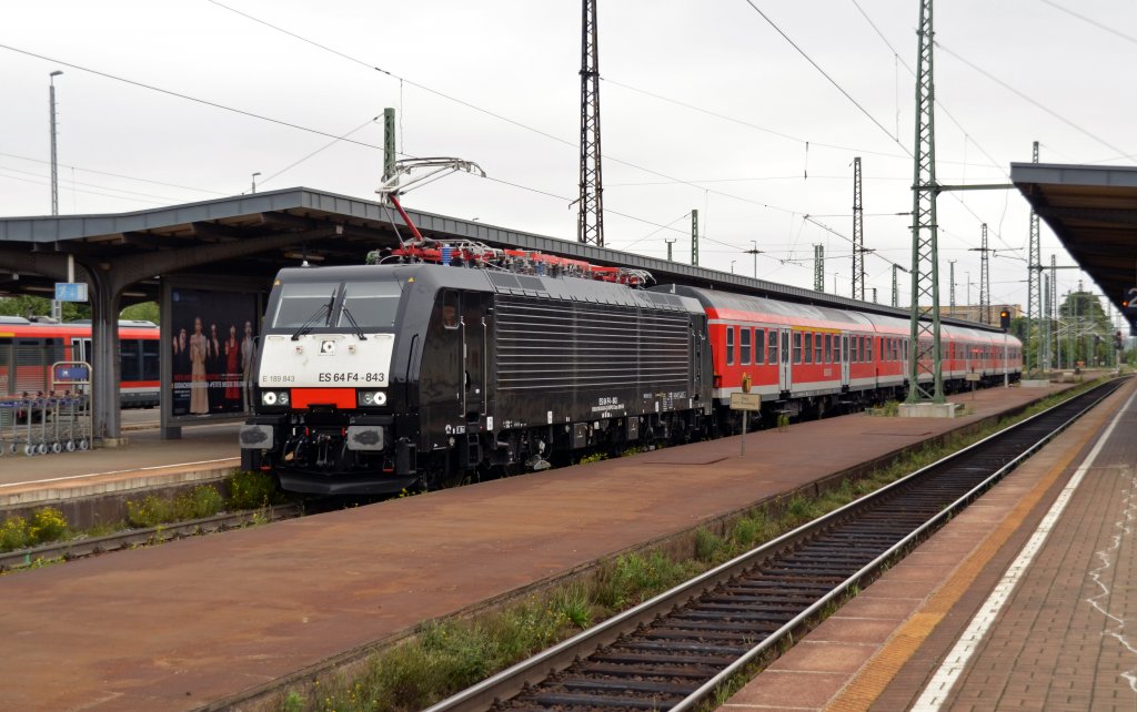 189 843 verlsst am 31.07.11 Weimar Richtung Eisenach.