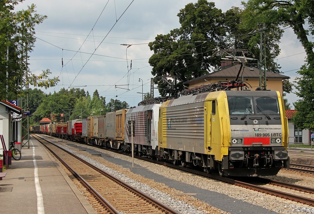 189 905 + 189 918 in Assling am 29.07.2011