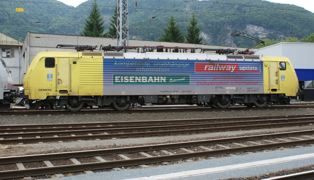 189 907-9 (Lokomotion) in Kufstein am 06.06.2012