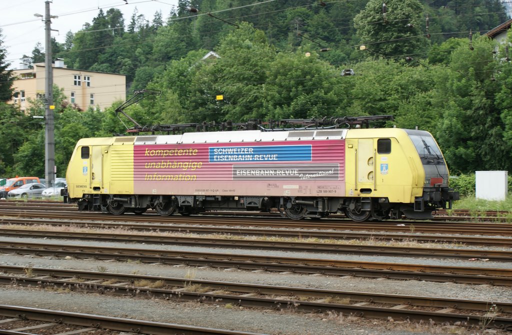 189 907-9 (Lokomotion) in Kufstein am 06.06.2012